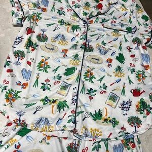 kate spade Multicolor Gardening Print Pajama Set